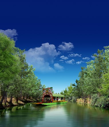 6-Night Best of Central Mexico Tour: Teotihuacan Pyramids, Taxco, Cuernavaca and Puebla from Mexico City - Day 4: Xochimilco boats and colonial Coyoacan