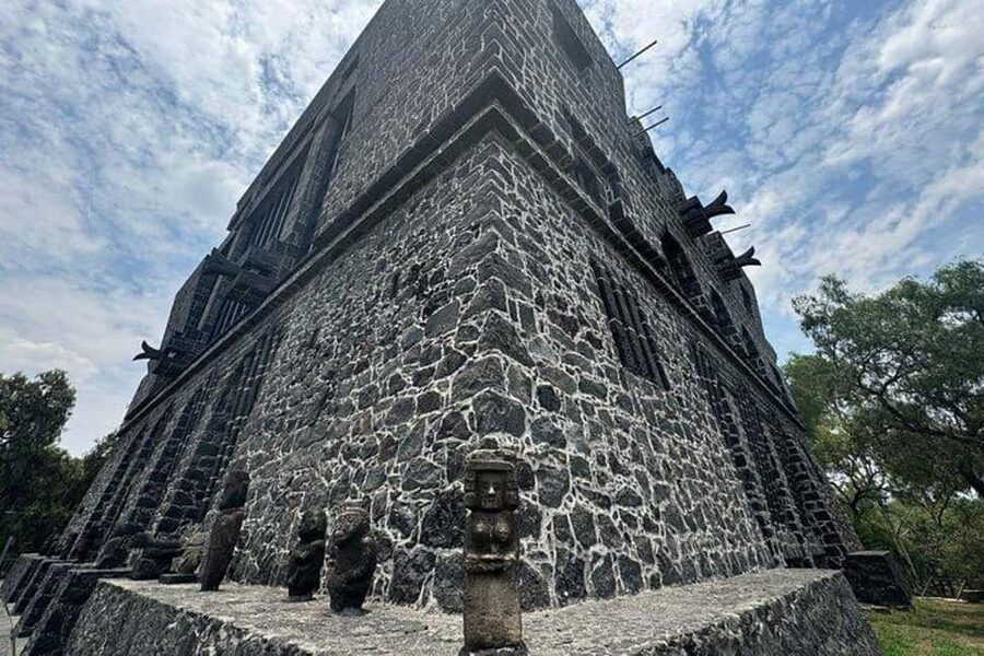 Anahuacalli Museum Guided Tour - Entering the volcanic-stone architecture