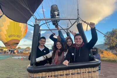 Balloon Flight at Sunrise over Teotihuacan