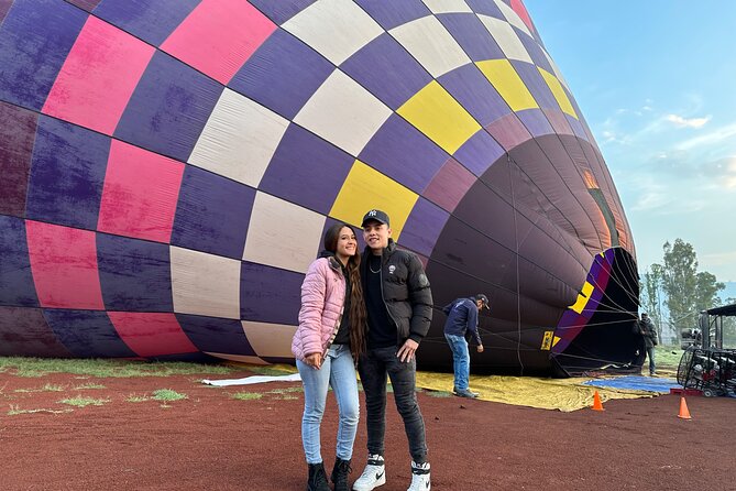 Balloon Flight + Breakfast in a cave + Pick up CDMX + Pyramids - One hour at Teotihuacan