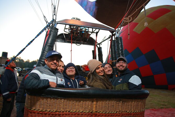 Balloon flight + Breakfast + Pyramids + Transportation (Optional) - Walking the Avenue of the Dead and the Two Pyramids