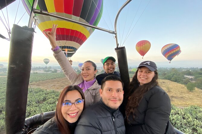 Balloon flight in Teotihuacan from Mexico City - Maguey, pulque, obsidian, and the craft stop
