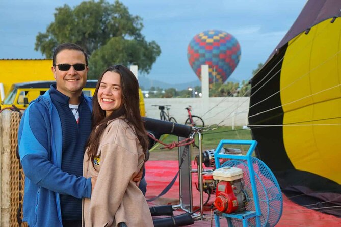 Balloon flight Teotihuacan, Breakfast in a cave Pick up in CDMX - Why the private format matters