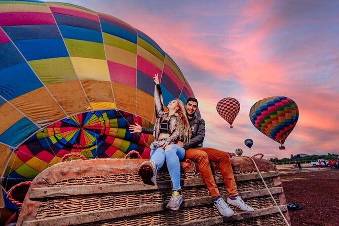Balloon flight with or without Teotihuacan half day tour - The early transfer from Mexico City
