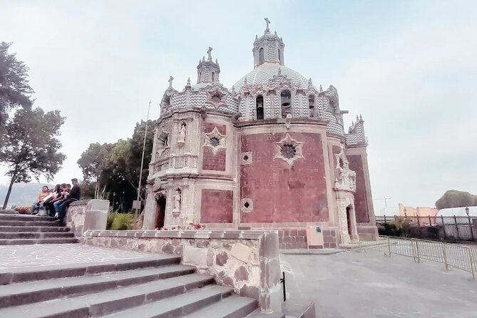 Basilica of Guadalupe. Mexico City. Walking tour - Climbing the hill for the church and city view