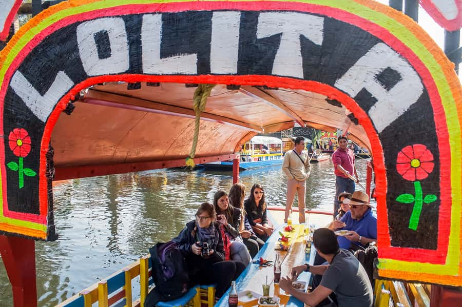 CDMX: Xochimilco, Coyoacan, Frida Kahlo Museum & Murals Tour - Xochimilco by trajinera