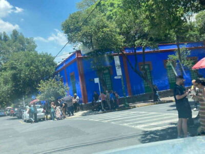 FRIDA KAHLO STEPS IN COYOACAN AND SAN ANGEL CDMX