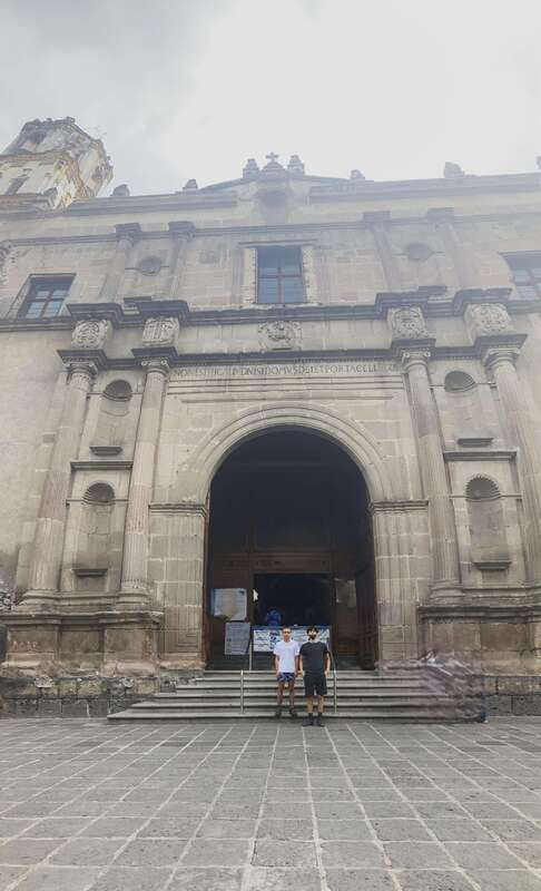 COYOACAN: FRIDA KAHLO STEPS IN COYOACAN AND SAN ANGEL CDMX - Casa Azul is an outside visit only