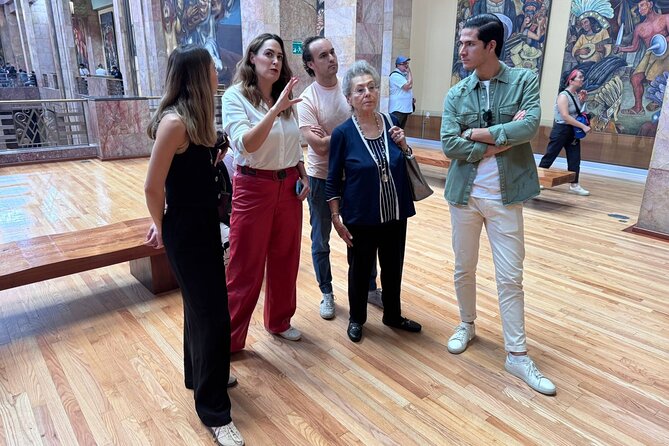 Exploring Mexican Muralism: A Journey through Bellas Artes Palace - A small group makes the timing work