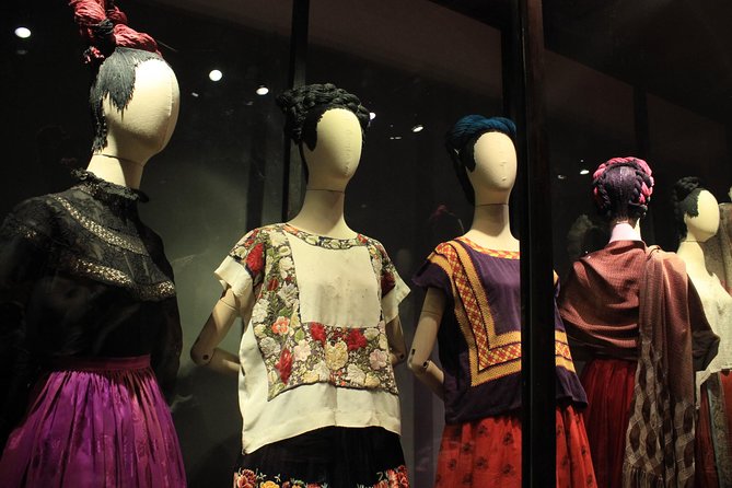 Frida Kahlo and Anahuacalli Museums Ticket with Digital Guide - The rooms, garden, and clothing display