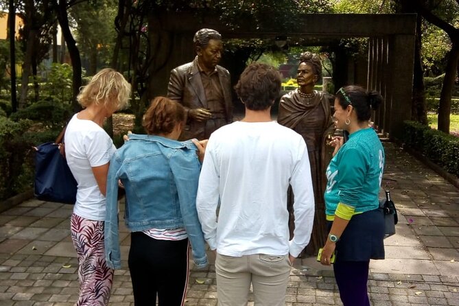 Frida's Heart Guided Biking Tour in Coyoacán - Plaza Centenario, fountains, and the old cathedral