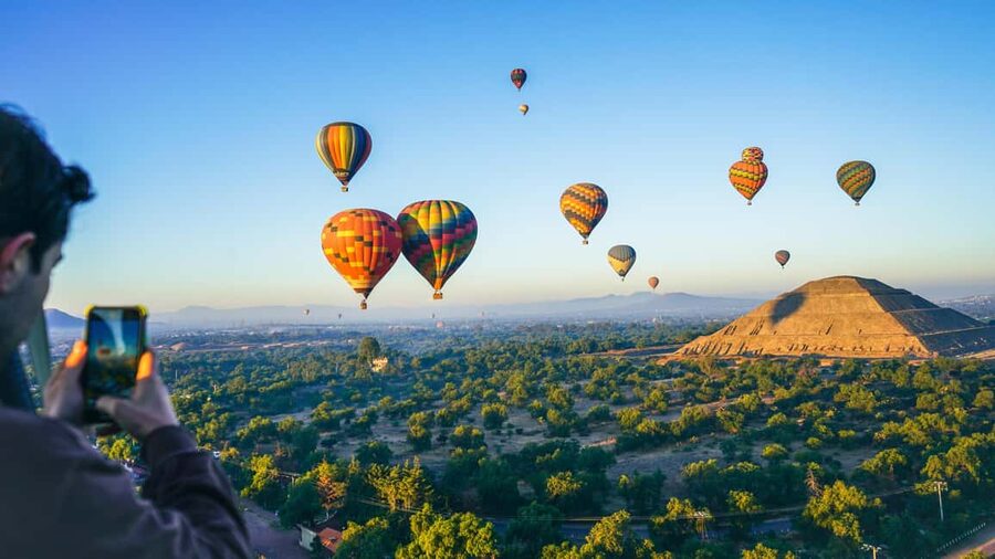 From CDMX: Teotihuacan Hot Air Balloon Ride & Optional Tours - The Basilica of Guadalupe gives the day a different tone