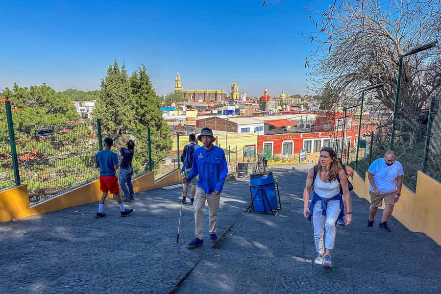 From Mexico City: Puebla, Cholula and Tonantzintla Day Trip - Cholula and the Great Pyramid