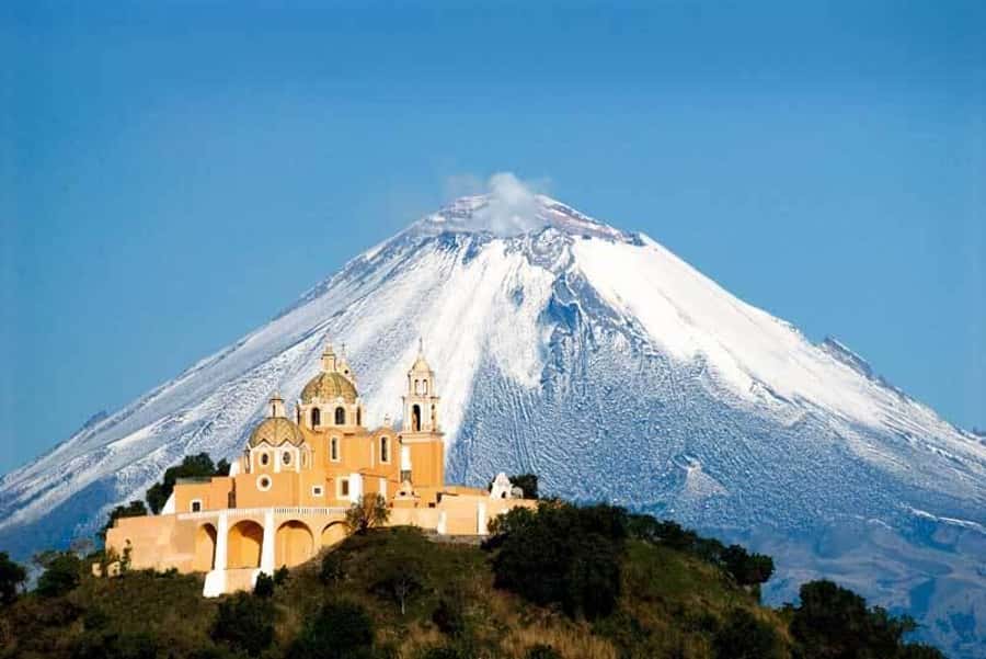From Mexico City: Puebla, Cholula and Tonantzintla Day Trip - Lunch, mole, and the optional meal