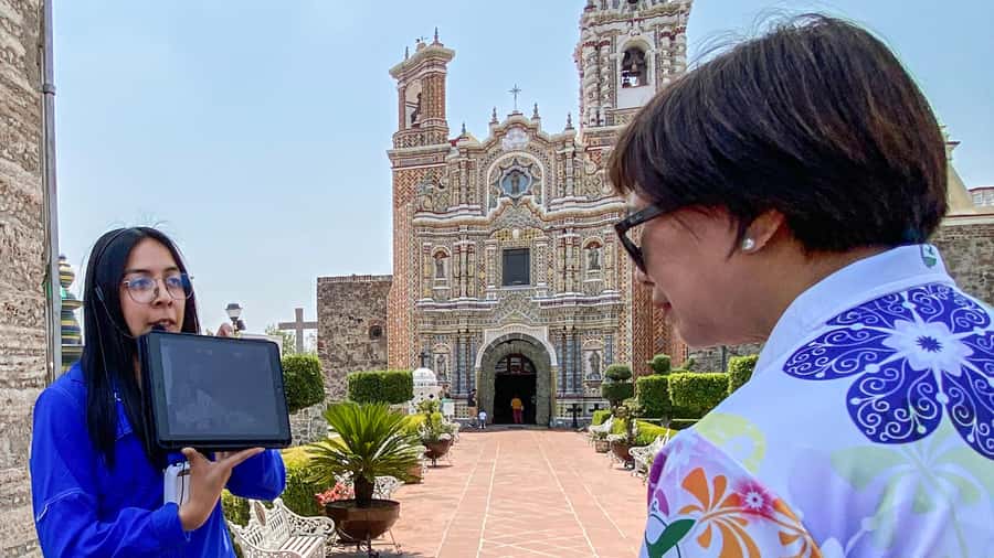 From Mexico City: Puebla, Cholula and Tonantzintla Day Trip - Parián Market and Puebla crafts