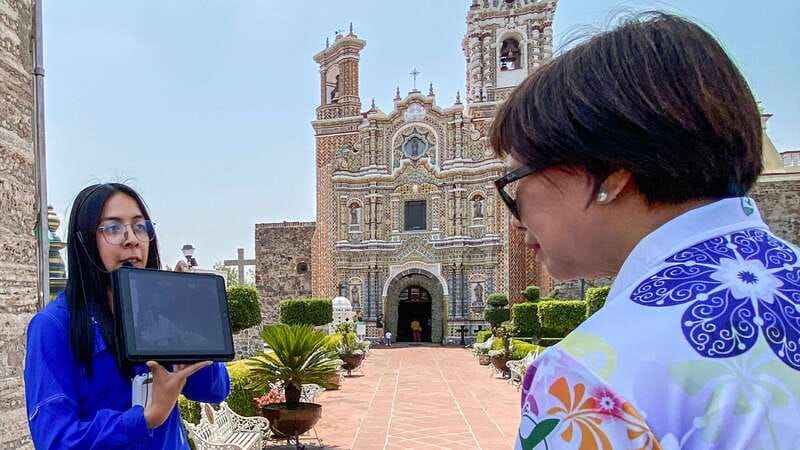 From Mexico City: Puebla, Taxco & Prehispanic Mine in 2 Days - Day one: the pyramid and churches of Cholula