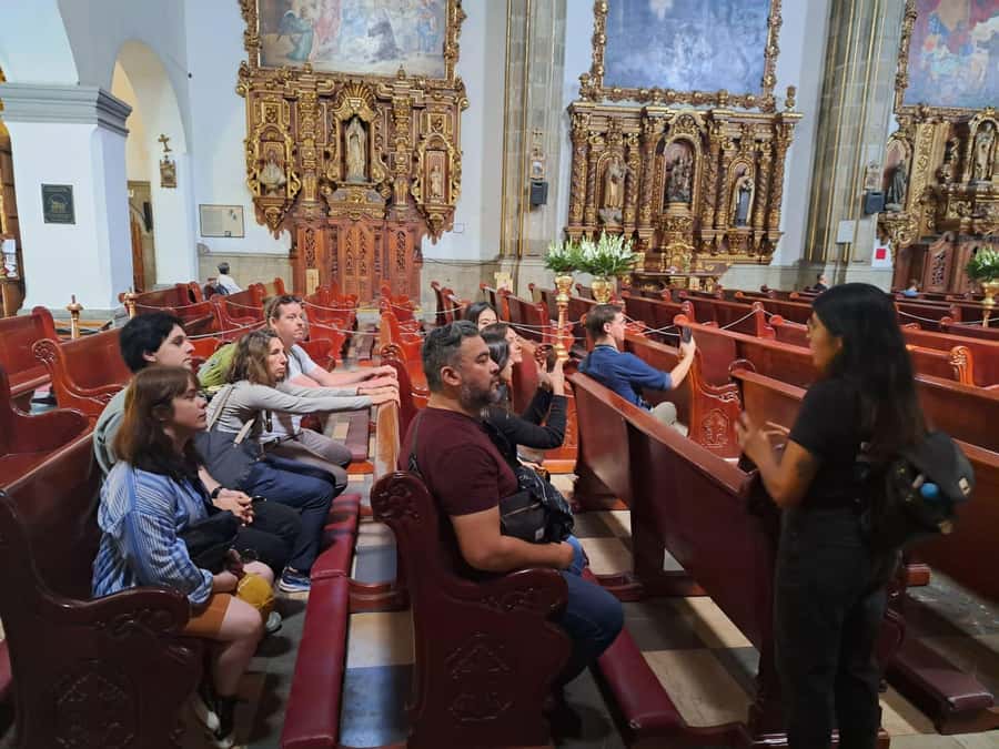 Guided Tour Coyoacan neighborhood and Leon Trotsky Museum - City hall letters and the Church of the Conception
