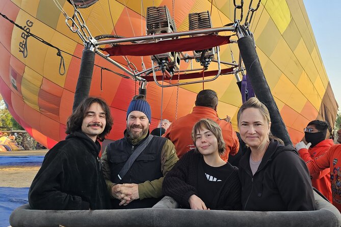Hot air balloon adventure over Teotihuacan - Toast, certificate, and breakfast after landing