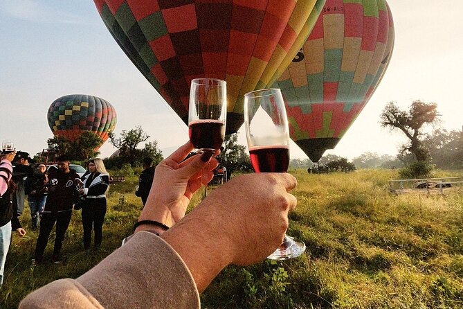 Hot Air Balloon Flight with Breakfast Cave and Pyramids Tour - A serious early start from Mexico City