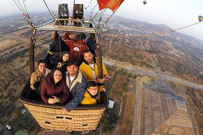 Hot Air Balloon Ride over Teotihuacan - What you see above Teotihuacan