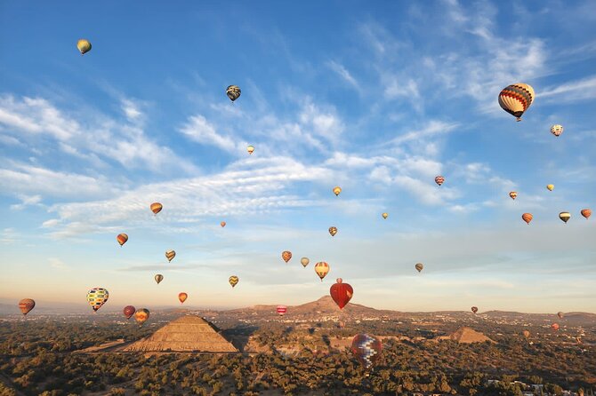 Hot Air Balloon Ride Over Teotihuacan With Guided Tour And Cave - Two hours among the pyramids of Teotihuacan
