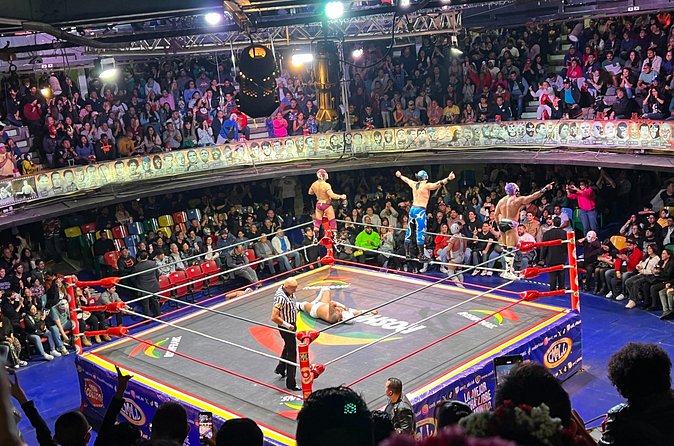Lucha Libre Saturday Show in Mexico City (SEATS FROM BALCONY) - Two hours of masks, villains, and crowd noise