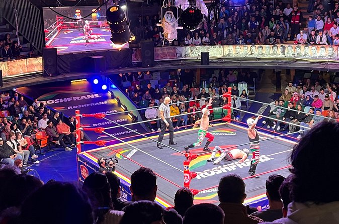 Lucha Libre Saturday Show in Mexico City (SEATS FROM BALCONY) - Snacks, beer, and the easy dinner plan
