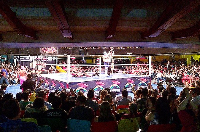 Lucha Libre wrestling show, tacos and beer with artist - Family appeal, language, and guide quality