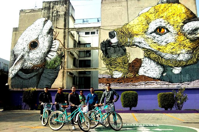Mexico City: Art Naco, murals & street art bike tour - Starting at Poray near Hidalgo