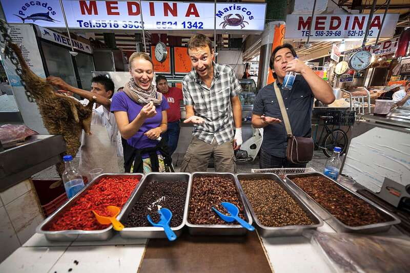 Mexico City: Authentic Downtown Food Tour - San Juan Market brings the adventurous flavors