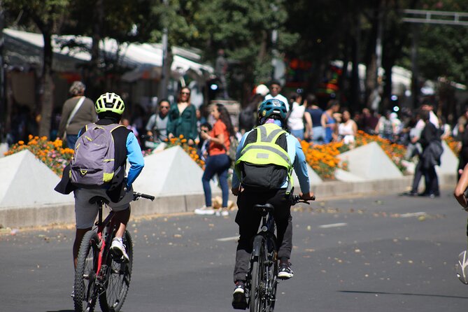 Mexico City Bike Rental - Angel of Independence Area - A self-guided route toward the historic center