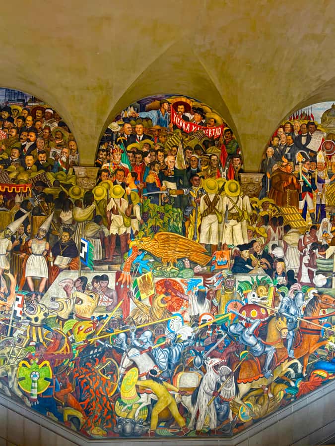 Mexico City: Diego Rivera's Murals Guided Walking Tour - Palace of Fine Arts and 40 minutes of context