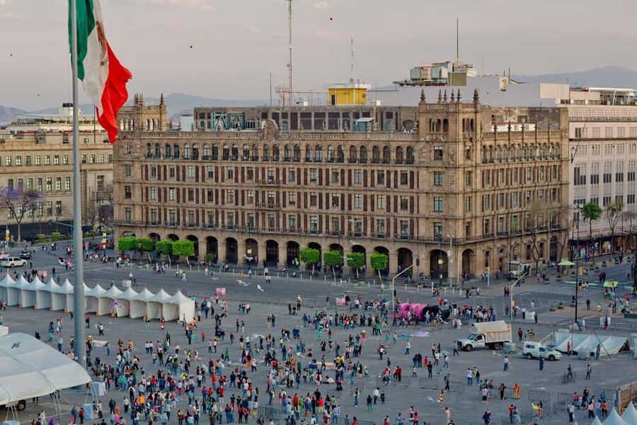 Mexico City Downtown Highlights Private Walking Tour - Zócalo, the city’s great public room
