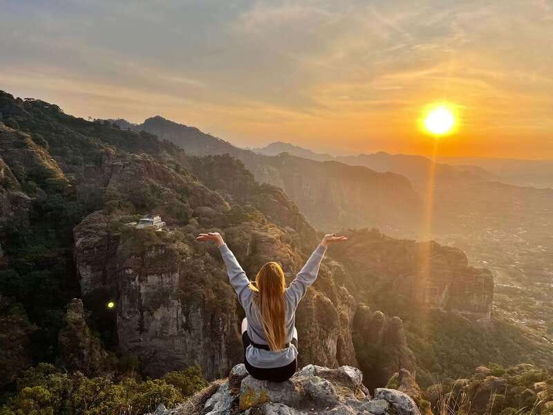 Mexico City Private Tepoztlán Tour: Explore Ancient Ruins - The climb to the Tepozteco Pyramid