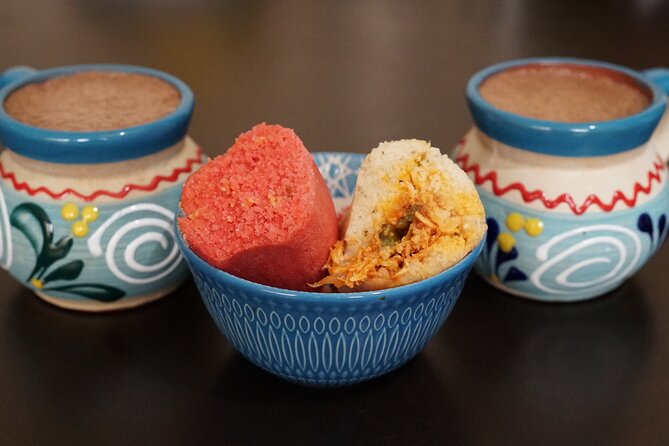 México City: Street Food to Home Cooking Food Tour - Three mezcals and three chocolates