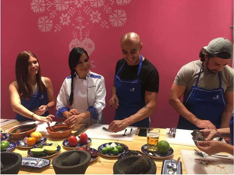 Mexico City: Street Taco Cooking Class & Market Tour - Seasonal fruit and handmade ice cream