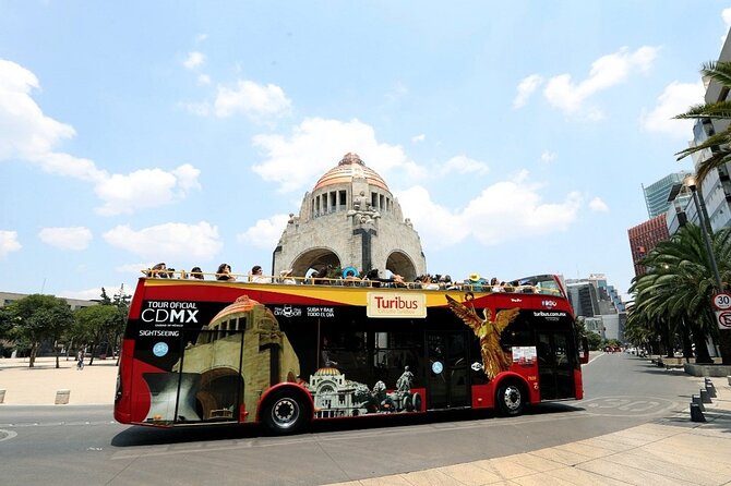 Mexico City Tourist Bus Tour - Paseo de la Reforma from the upper deck