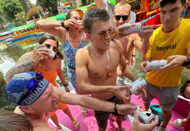 Mexico City: Xochimilco Boat Party with Unlimited Drinks - What the canal scenery is really like