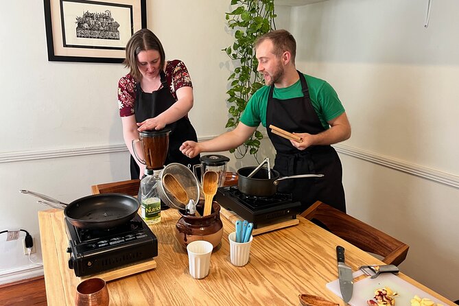 Multi-Variety Mole Class in a Condesa home or art gallery rooftop - Why these two moles make a useful cooking lesson
