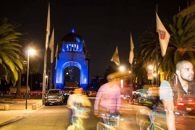 Neon Bike Party - Private Bike Tour - Bellas Artes: architecture, photos, and a first history lesson