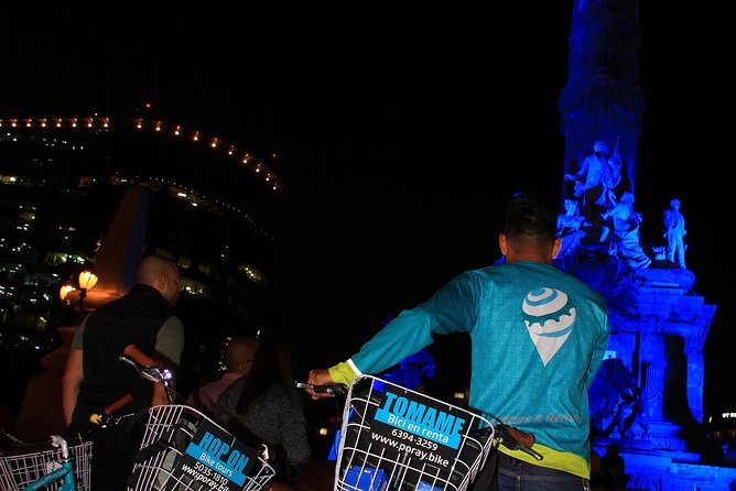 Neon Bike Party - Private Bike Tour - Palacio Postal: a grand final landmark