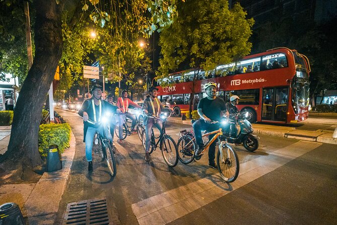 Night Street Food & Bike Tour / Small Groups /All Inclusive - Starting with pastor tacos on Av Sonora
