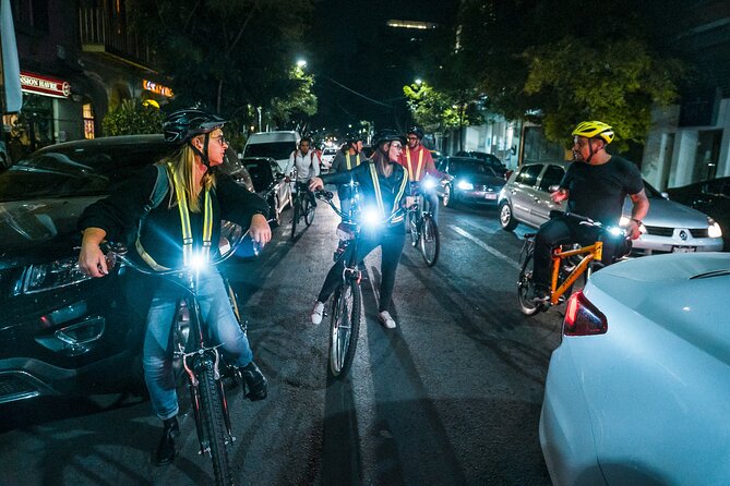 Night Street Food & Bike Tour / Small Groups /All Inclusive - Roma Norte and Korean-Mexican tacos