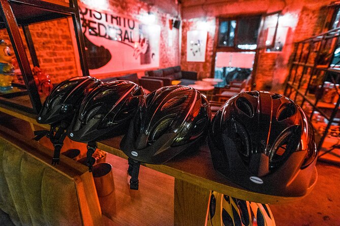 Night Street Food & Bike Tour / Small Groups /All Inclusive - The Angel of Independence under lights