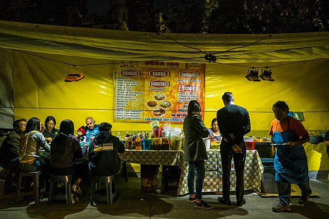 Night Street Food & Bike Tour / Small Groups /All Inclusive - Parque España and one more Mexican street-food stop