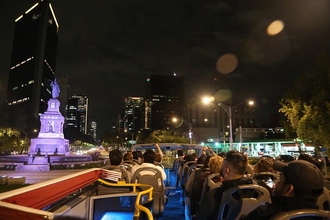 Night Tour of Mexico City Panoramic Ride on a Double-Decker Bus - Starting at the Zócalo at 7:30 pm