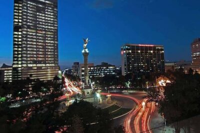 Night Tour of Mexico City Panoramic Ride on a Double-Decker Bus