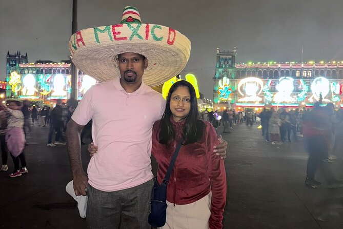 Night tour + tacos in Mexico City fully illuminated! - Bellas Artes under the lights