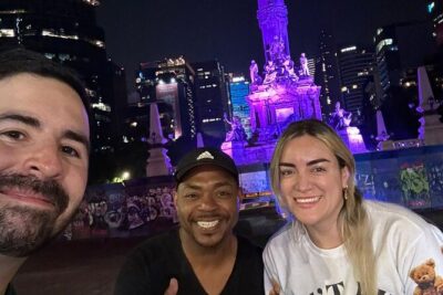 Night tour + tacos in Mexico City fully illuminated!
