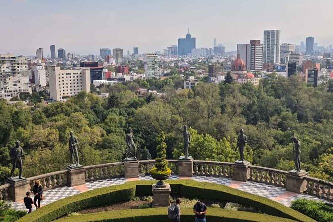 Private Chapultepec Park by Bike Guided Tour - Riding past Chapultepec Castle